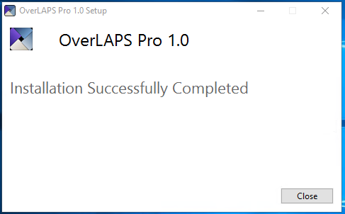 OverLAPS Install Completed