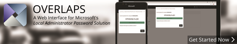 OverLAPS is a self-hosted web interface for Microsoft's Local Administrator Password Solution (LAPS)