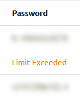 OVERLAPS batch LAPS managed password retrieval showing Rate Limit Exceeded.