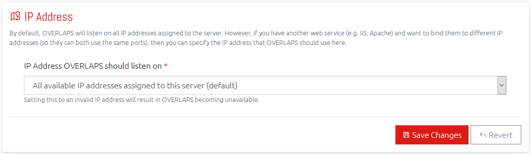 IP Address Configuration