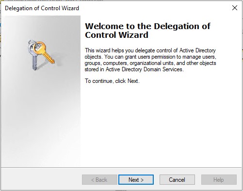 Delegation Wizard