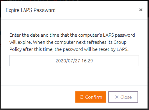 Specifying a Password Expiration Date and Time