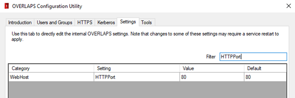 Modifying the HTTP Port