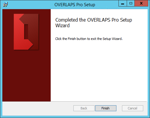 The OVERLAPS Installation Process Completed Successfully