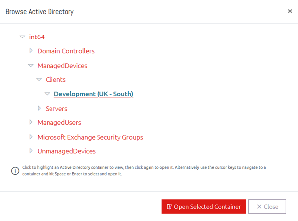 Browsing Active Directory
